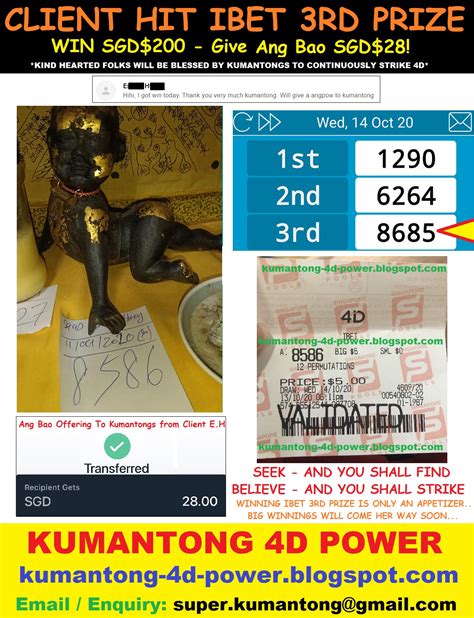 4d ibet 3rd prize